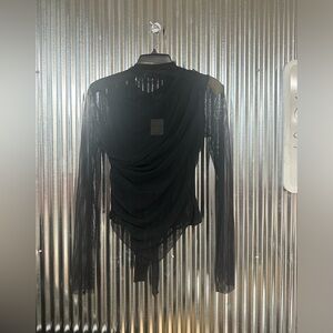 Free People Fish Net Bodysuit size Medium